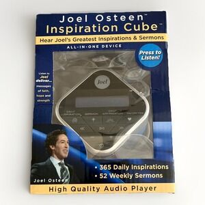 Joel Osteen Inspiration Cube Wireless Portable Audio With Sermons & Affirmations
